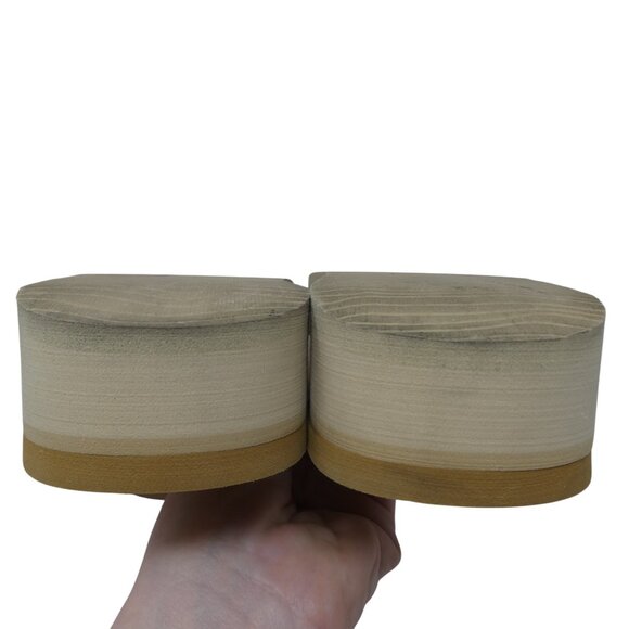 Reef Hali Hi 2 Bar White Open Toe Platform Wedge Slide Sandals Womens 10 - Picture 11 of 13